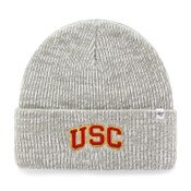 USC Trojans Men's 47 Brand Gray Arch Brain Freeze Cuff Knit Beanie
